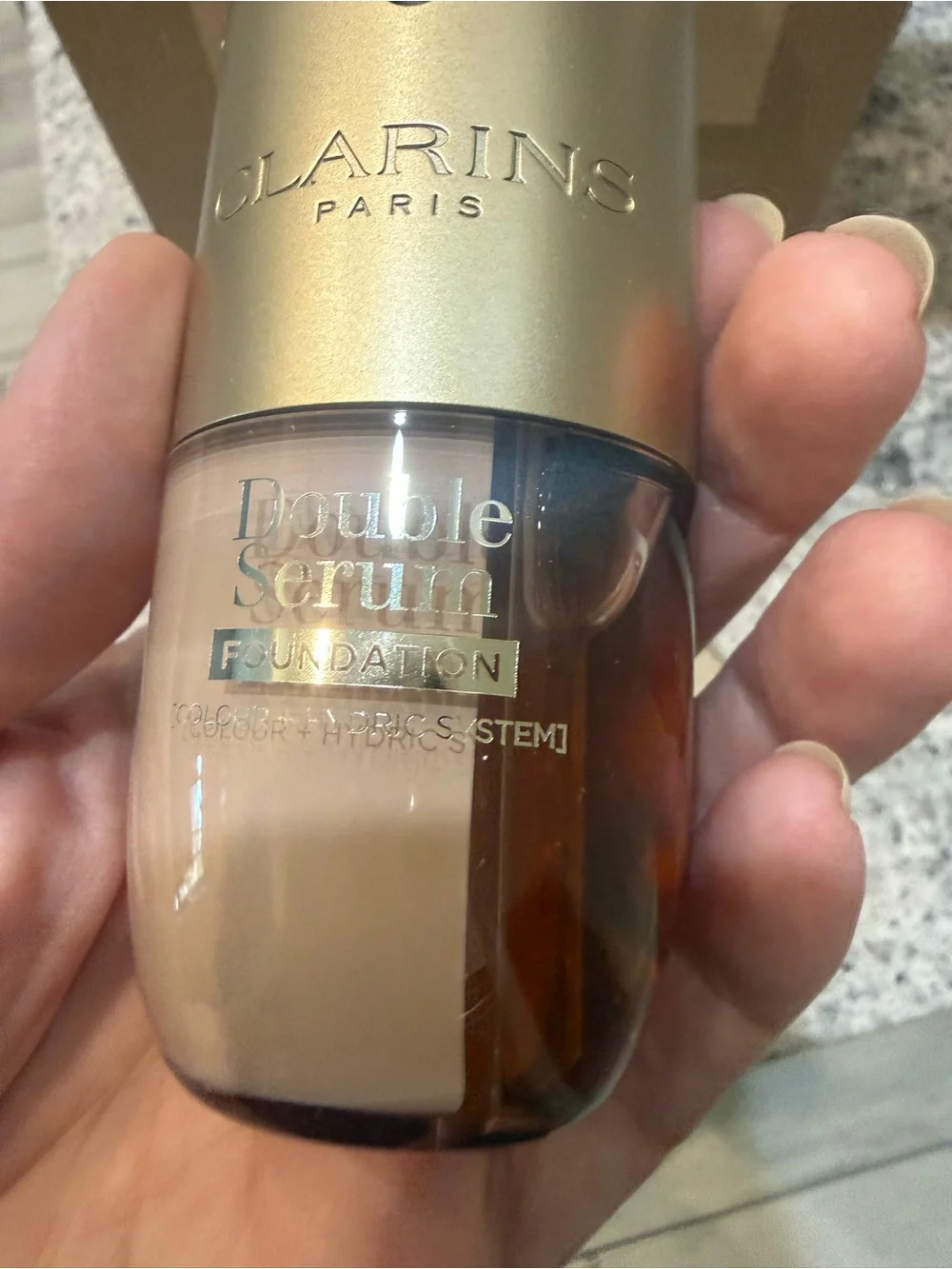 Clarins double serum foundation color L3n
